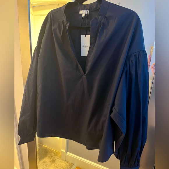 SOLD Iris & Ink Dark Navy Top - Picture 2 of 7